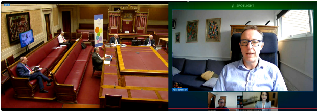 Screenshot of Fiscal Commission attendance at Finance Committee - 19 January